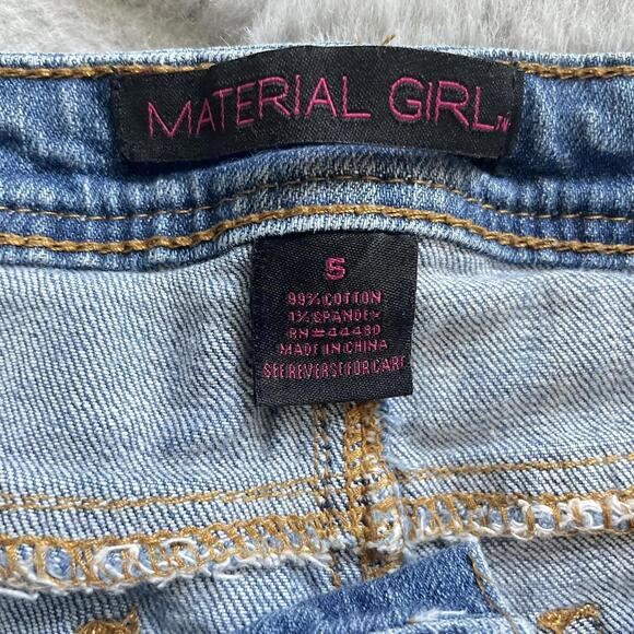 Distressed denim micro shorts with studded details - Picture 4 of 4